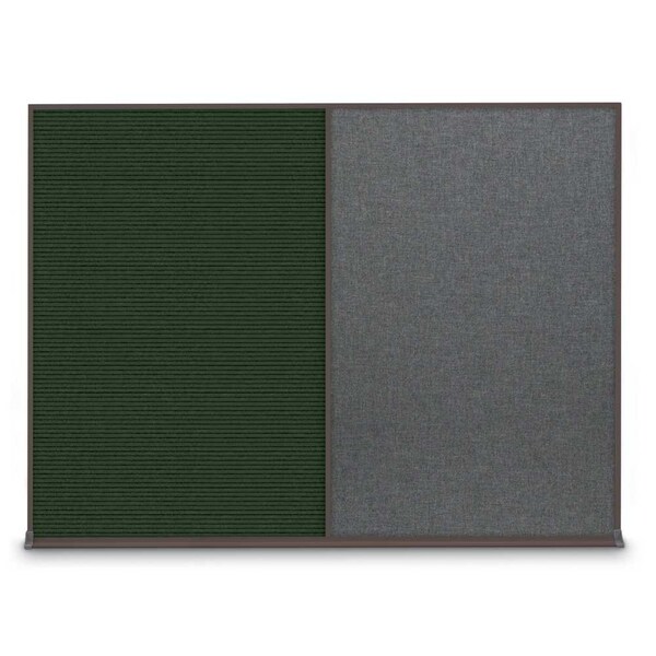 Double Door Radius Plus Corkboard, 60"X